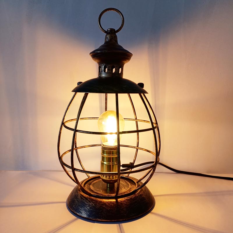 lampe de table bronze vieilli